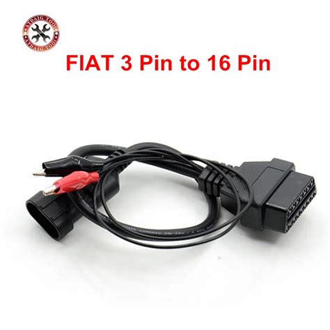 OBD OBD2 Auto Car Cable Fit Fiat 3Pin To OBDII 16Pin Alfa Lancia DLC