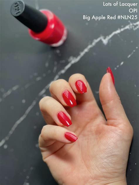 Opi Big Apple Red Review Lots Of Lacquer