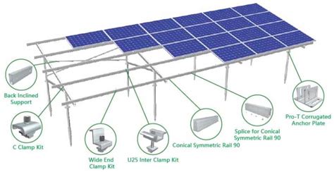 Bracket Solar Panel Mrac Pro Ground Terrace Pgt Bumi Energi Surya