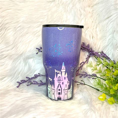 Disney Castle Glitter Tumbler Disney Glitter Tumbler Glitter