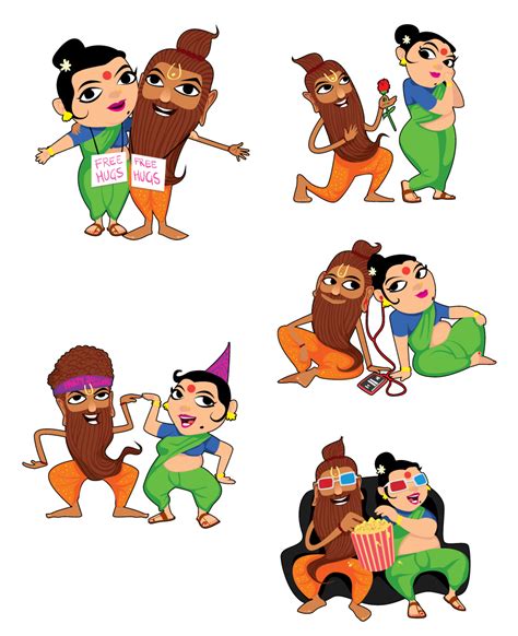 LINE app stickers on Behance