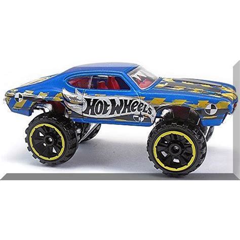 Hot Wheels Olds 442 W 30 HW Daredevils 1 10 161 250 2016 Blue Edition 887961219852 On