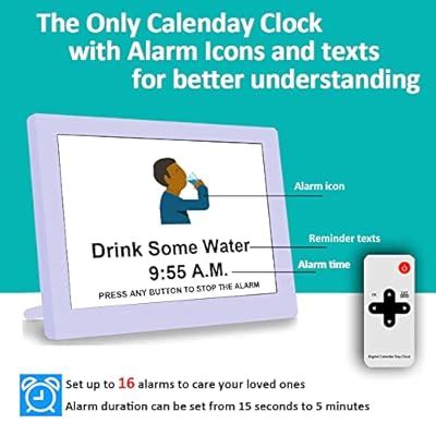 Buy V Fa Newest Dementia Clock With Custom Reminders And