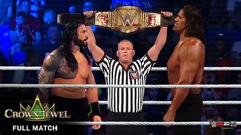 Full Match Roman Reigns Vs The Great Khali Undisputed Wwe