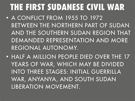 The First Sudanese Civil War by Anna Schroer