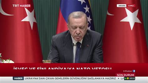 Trt Haber Canl On Twitter Sve Ve Finlandiya Ya Nato Vetosu