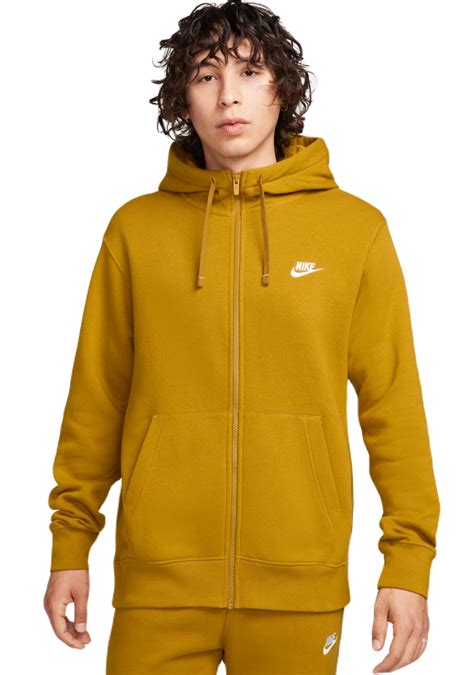 Felpa Da Tennis Da Uomo Nike Swoosh M Club Hoodie Fz Bb Marrone