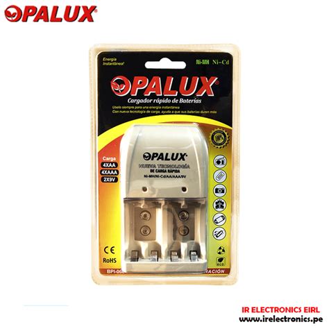 CARGADOR DE PILAS RECARGABLES 9VAAAAA OPALUX BPI 0604 Ir Electronics