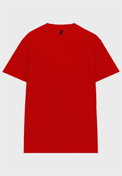 Camiseta Oversized Prison Usa Red