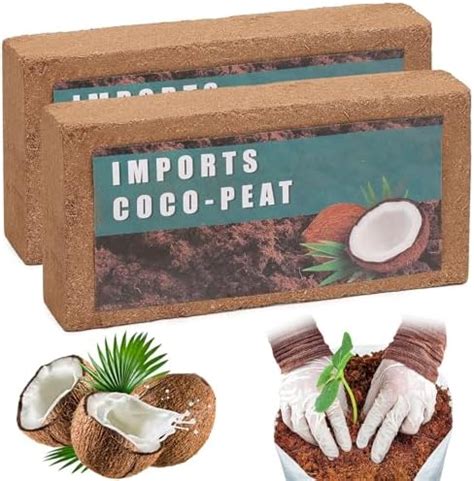 Amazon Coco Coir Brick 2 PCS 100 Natural Organic Compressed