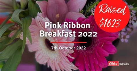 Pink Ribbon Breakfast 2022 Elders Real Estate Katherine