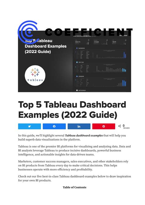 Best Tableau Dashboard Examples - Jeffery Terhune - Page 1 - 10 | Flip ...