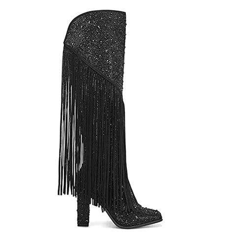 I Tested The Glamorous Rhinestone Fringe Cowboy Boots And Here S What