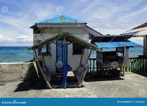 Typical Small Houses Near the Beach at the Philippines Stock Image ...