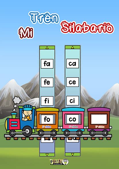 Mi Tren Silabario Material Educativo