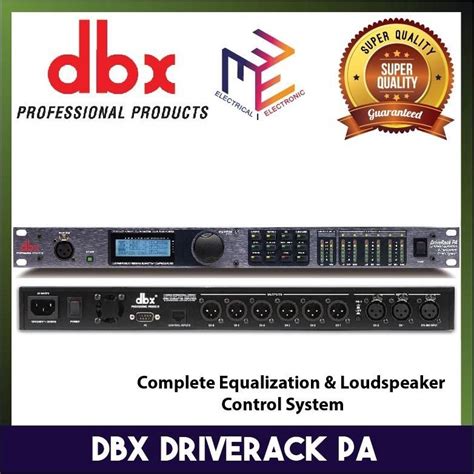 Dbx By Winland DriveRack PA Complete Equalization And Loudspeaker