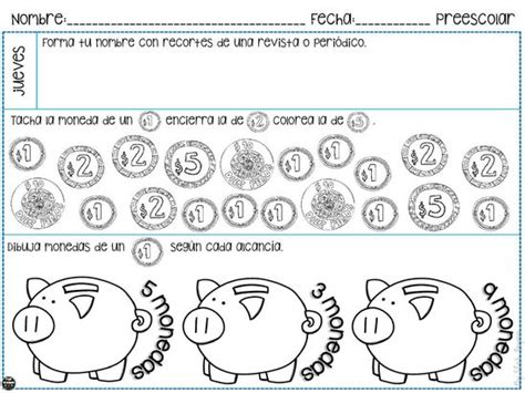 Actividades Juegos Con Monedas Para Niños De Preescolar La Tiendita