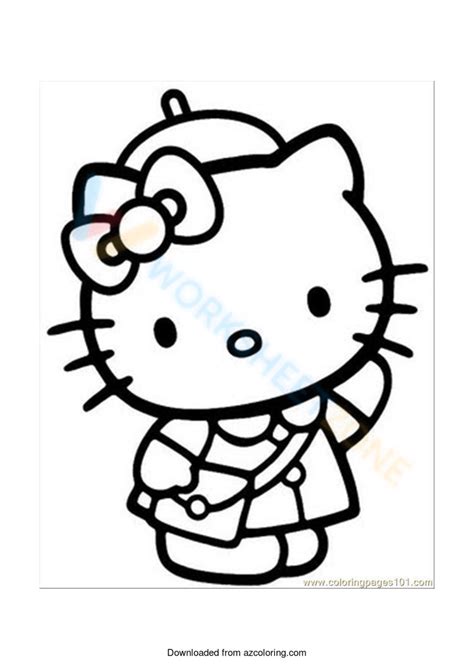 Hello Kitty And Dear Daniel Coloring Pages