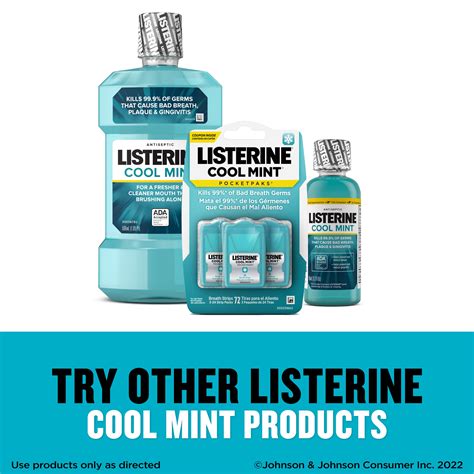 Listerine Cool Mint Pocketpaks Breath Strips Strip Pack Pack