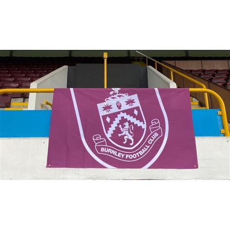 Burnley FC Badge Flag - Souvenirs from Burnley Football Club UK