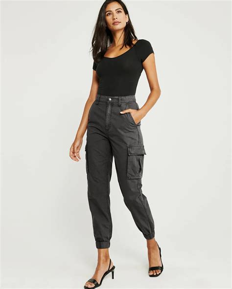 Womens Cargo Joggers Womens New Arrivals Abercrombie Cargo