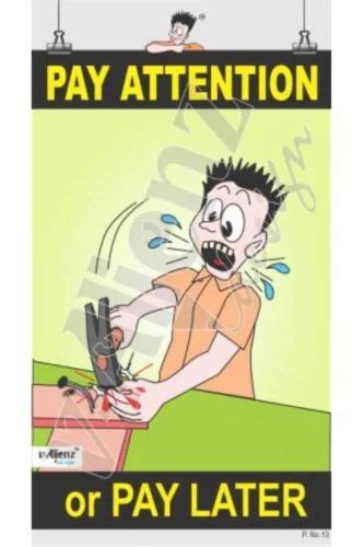 Art Board Paper Rectangle Pay Attention Promotional Posters 15mm At Rs