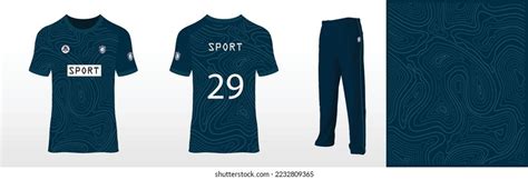 Vector Sports Team Kit Uniform Design Stock Vector (Royalty Free ...