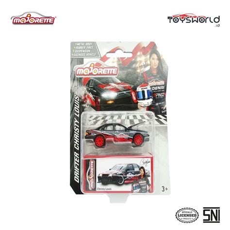 Majorette Nissan Cefiro A31 Drift Christy Louis Velg Red Mainan