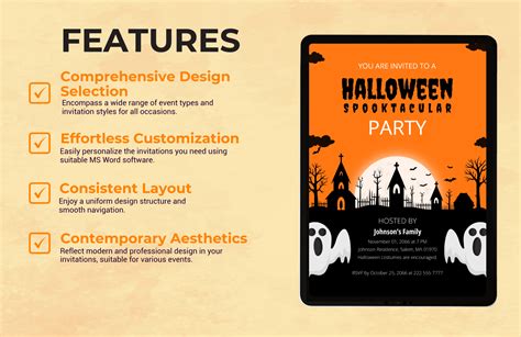 Halloween Invitation Template in Word - Download | Template.net