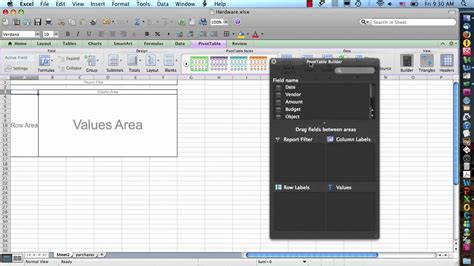 Excel For Mac Pivot Table Field List Garbled Leadsbilla