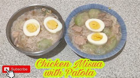 Chicken And Egg Misua With Patola My Simply Recipe Caregiver Sa Taiwan