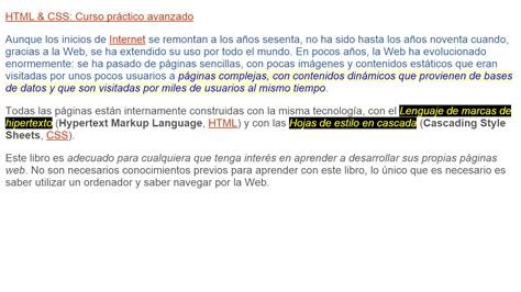 Ejercicios Selectores 1 HTML CSS Curso práctico avanzado