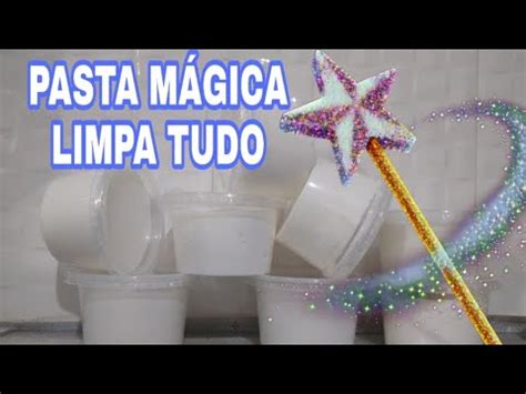 PASTA MÁGICA LIMPA TUDO A SECO OU MOLHADO YouTube