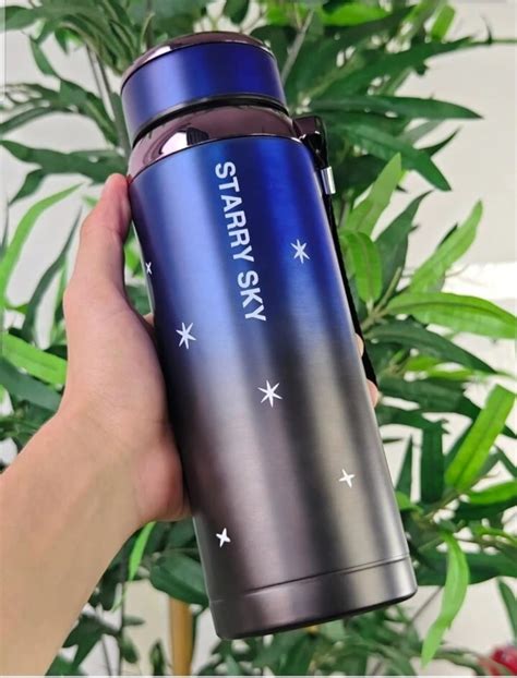 Dnp Stainless Steel Hot Cold Flask Ml Blue Amazon In Home Kitchen