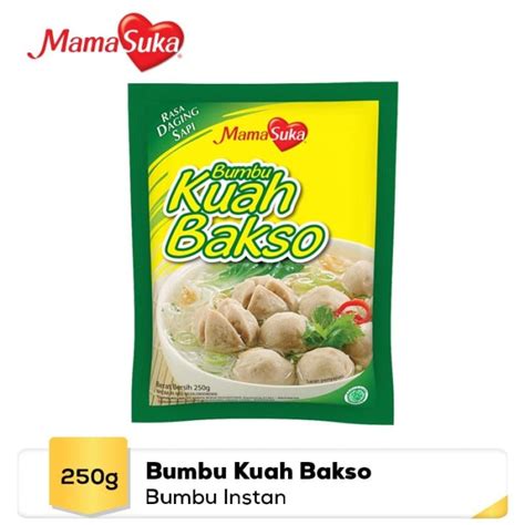 Perencah Kuah Bakso Mama Suka Pack 8 Gram Dan 250 Gram Shopee Malaysia