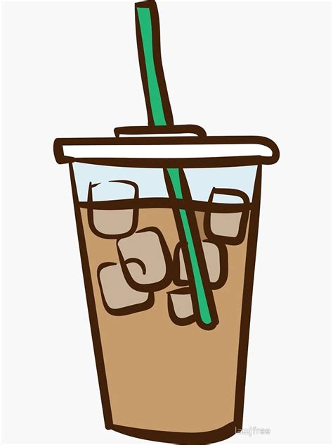 Iced Coffee Cartoon