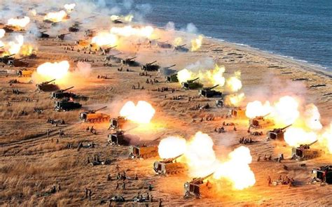 North Korea Conducts Artillery Drills Along Disputed Sea Border South