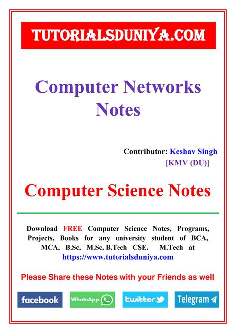 SOLUTION Computer Networks Handwritten Notes Pdf Studypool