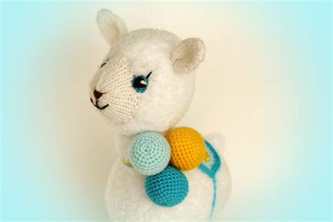 Knitting Llama Pattern Plush Alpaca Instant Download Etsy