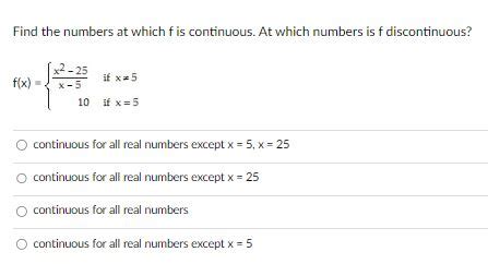 Solved Find The Numbers At Which F Is Continuous At Which Chegg