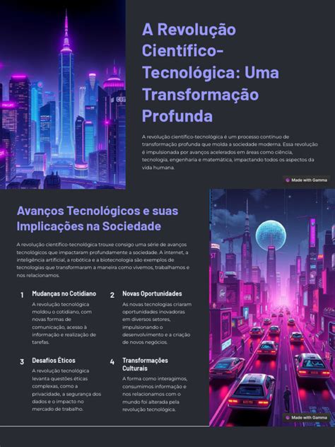 Caracterize A Revolução Tecnocientífica - A Revolucao Cientifico Tecnologica Uma Transformacao Profunda | PDF