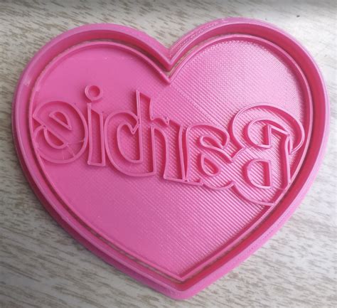 Stl File Cookie Cutter Barbie Heart・3d Printable Model To Download・cults