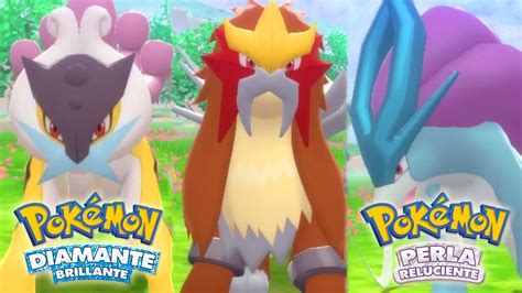 COMO CAPTURAR A RAIKOU ENTEI Y SUICUNE EN POKEMON DIAMANTE BRILLANTE