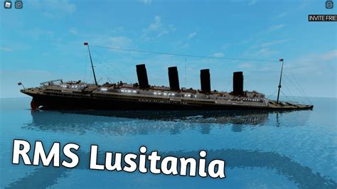 Sinking Of The Lusitania Sinking Time Lapse Roblox Lusitania YouTube