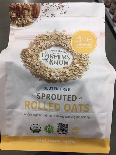 One Degree Organic Foods Sprouted Rolled Oats Review Abillion