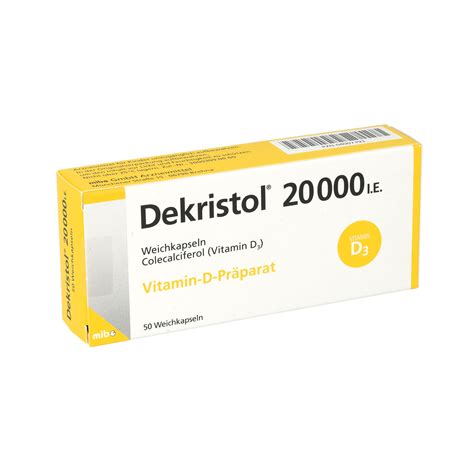 DEKRISTOL 20 000 I E Weichkapseln 04007393