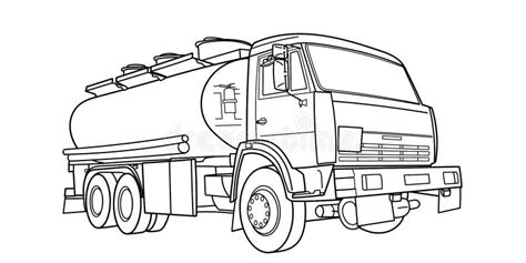 Fuel Tanker Truck Sketch Stock Illustrations – 175 Fuel Tanker Truck Sketch Stock Illustrations ...