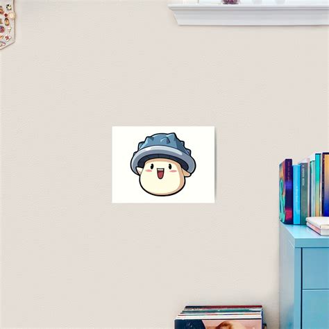 Maplestory Horny Mushroom Art Print By Remo Redbubble