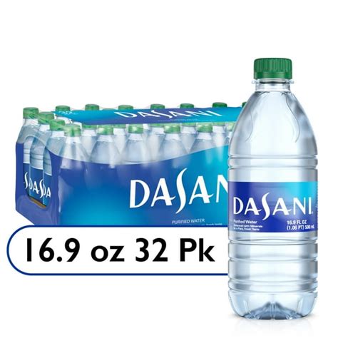 Dasani Purified Enhanced Mineral Water Liter Bottle Ph