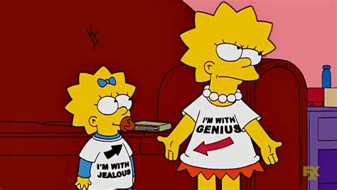 The Simpsons Lisa And Maggie Wearing Shirts By Dlee1293847 On Deviantart